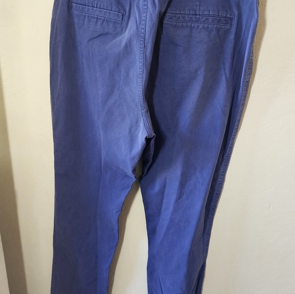 Ralph Lauren Indigo Cotton-Blend Pants - Picture 3 of 3